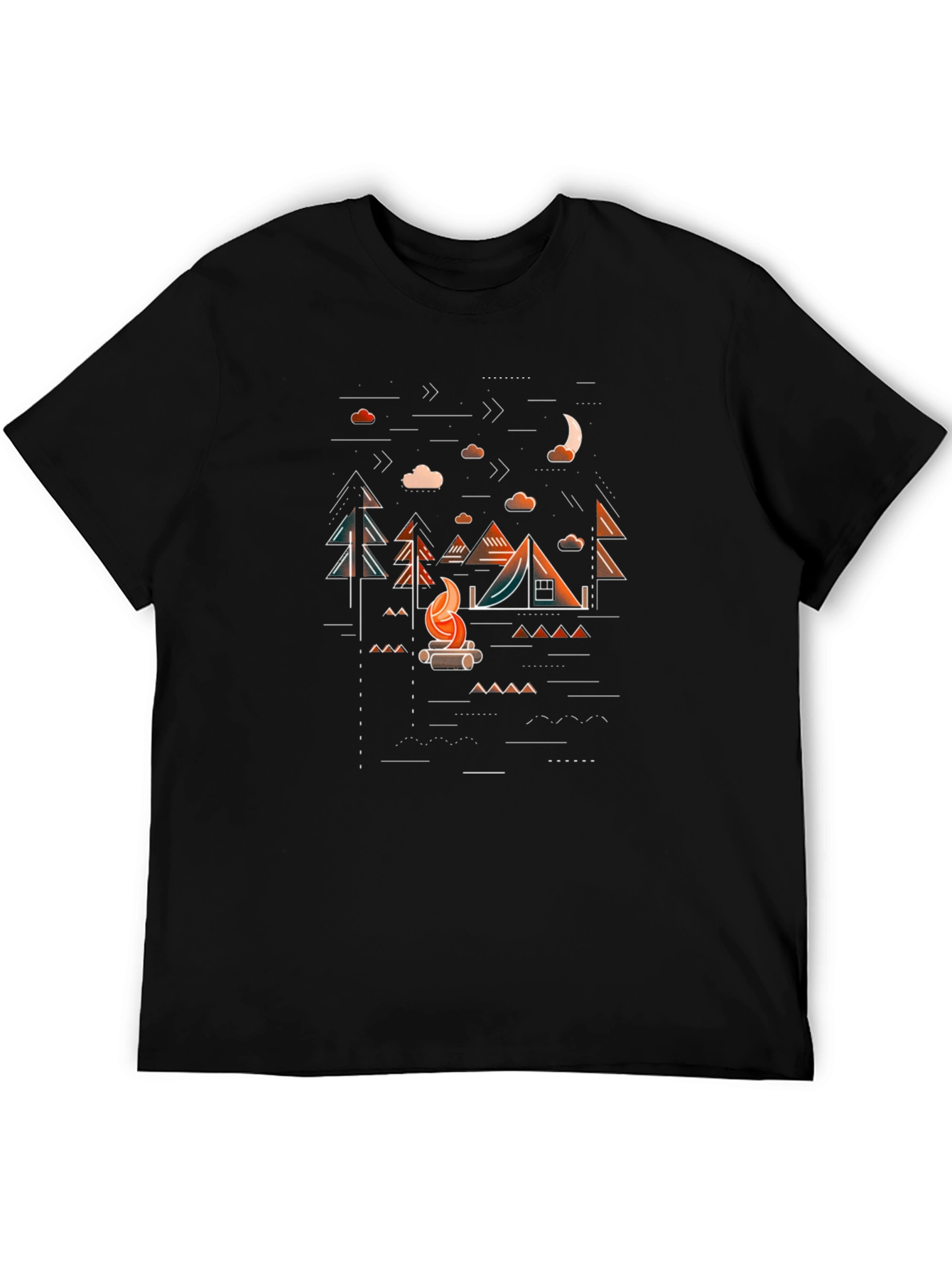 Camping Adventure Graphic T-Shirt