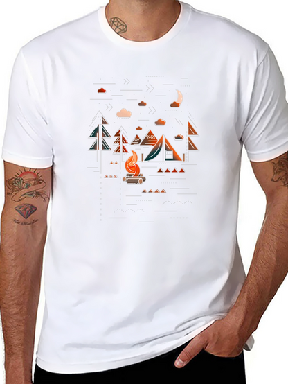 Camping Adventure Graphic T-Shirt