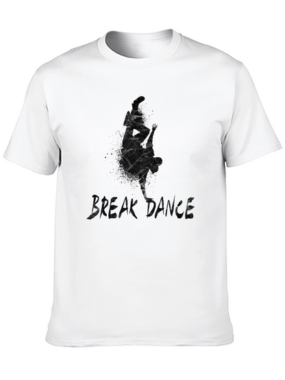 Break Dance Graphic Tee - Stylish Black T-Shirt