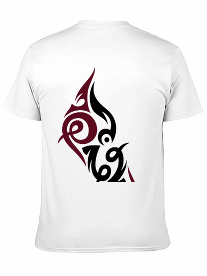 Tribal Tattoo Graphic Black T-Shirt