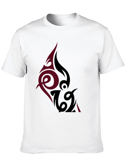 Tribal Tattoo Graphic Black T-Shirt
