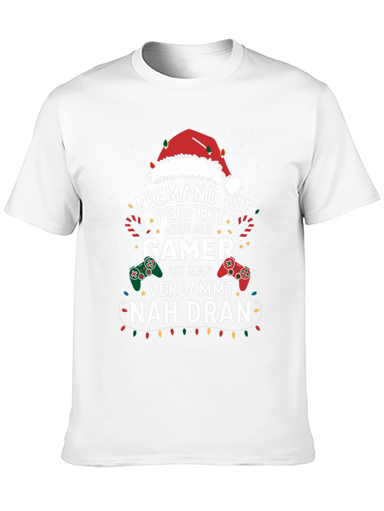 Gamer Christmas T-Shirt - Nobody is Perfect