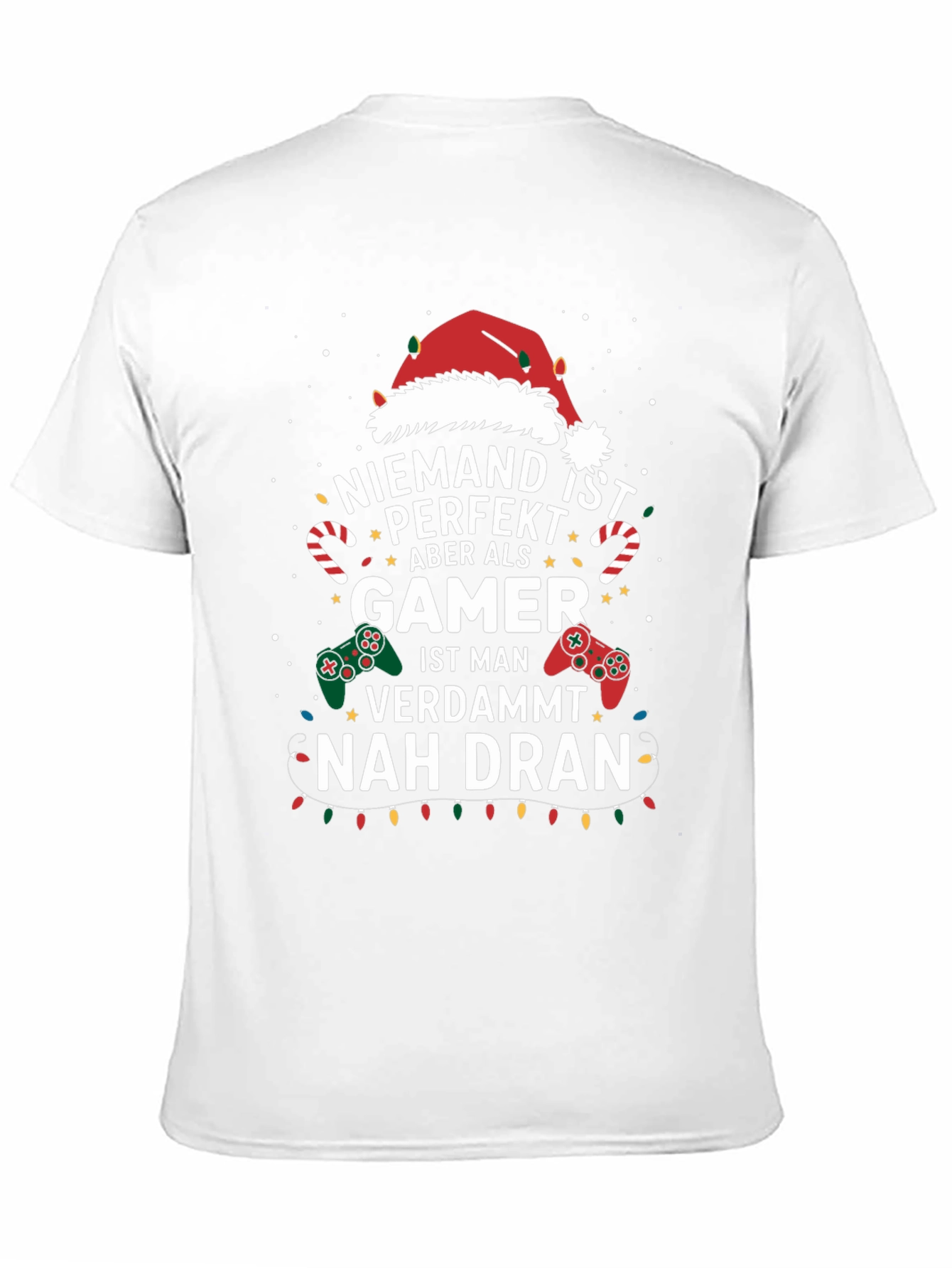 Gamer Christmas T-Shirt - Nobody is Perfect