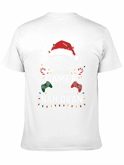 Gamer Christmas T-Shirt - Nobody is Perfect