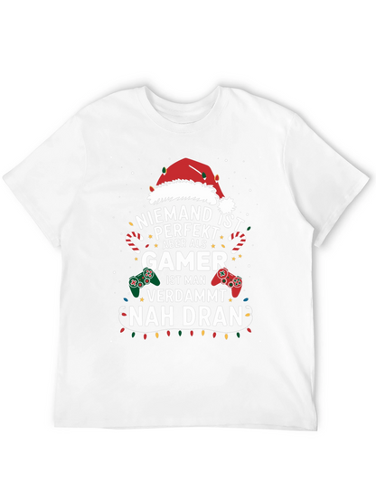 Gamer Christmas T-Shirt - Nobody is Perfect