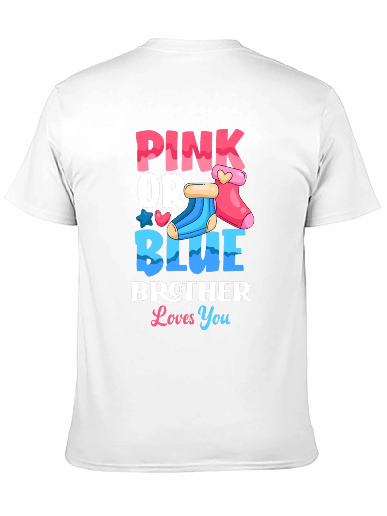 Pink or Blue Brother Loves You T-Shirt