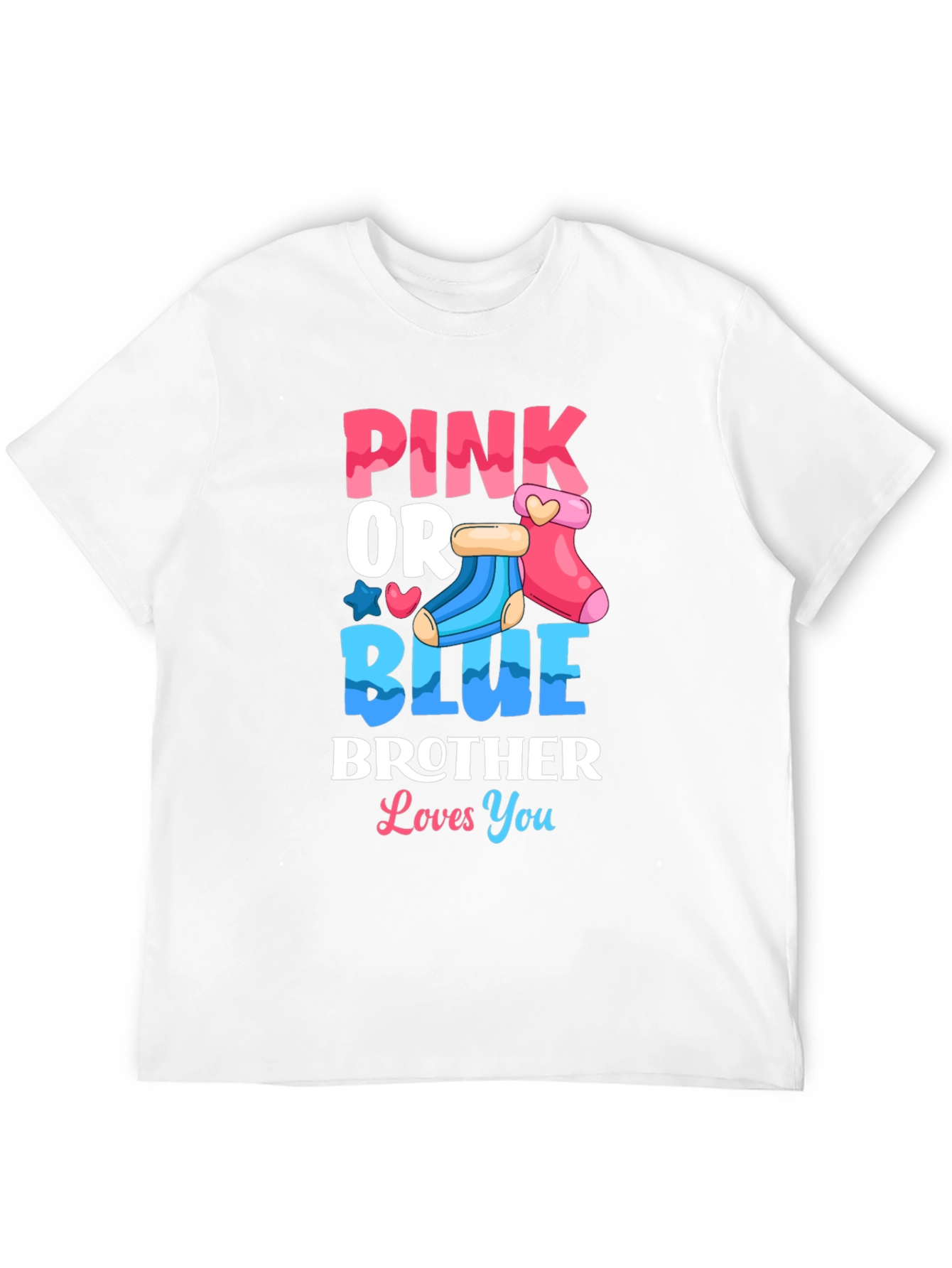 Pink or Blue Brother Loves You T-Shirt