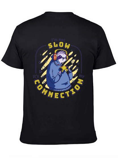 Gamer Sloth T-Shirt - Slow Connection Funny Gaming Tee