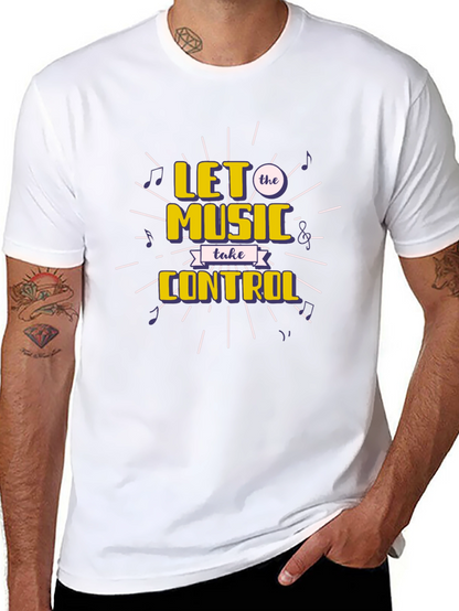 Music Lover T-Shirt - Let the Music Take Control