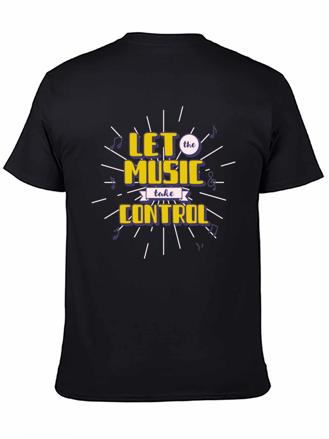 Music Lover T-Shirt - Let the Music Take Control