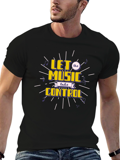 Music Lover T-Shirt - Let the Music Take Control