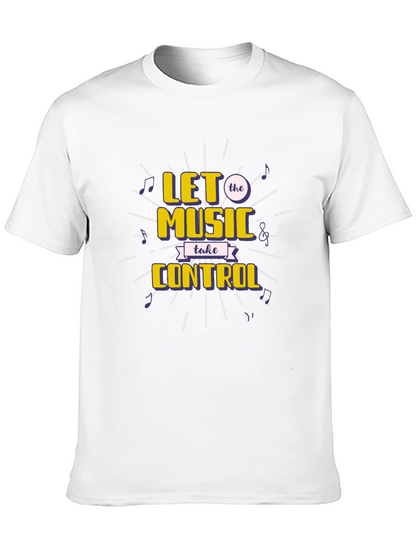 Music Lover T-Shirt - Let the Music Take Control