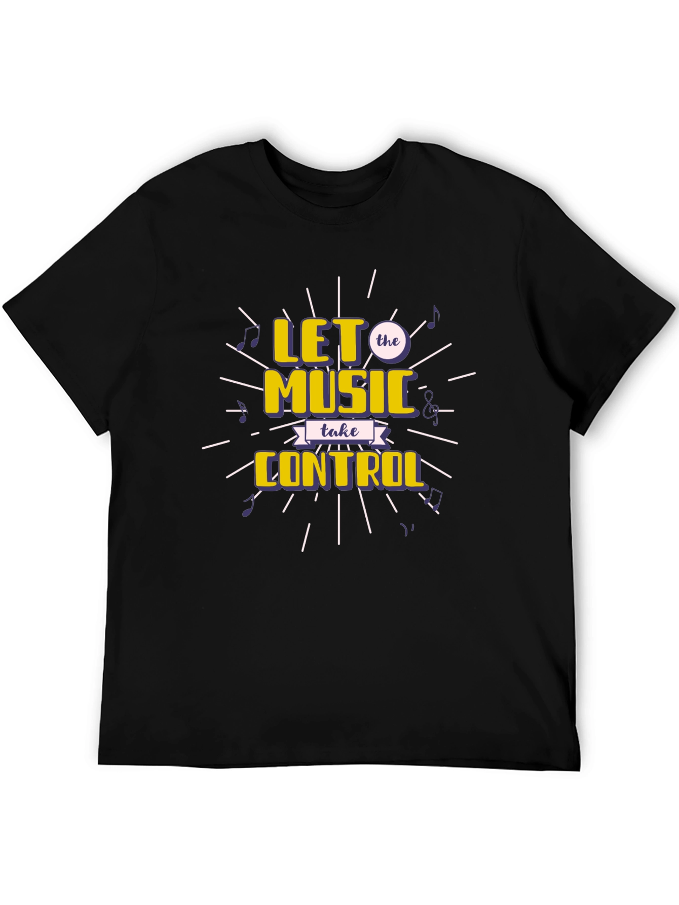 Music Lover T-Shirt - Let the Music Take Control
