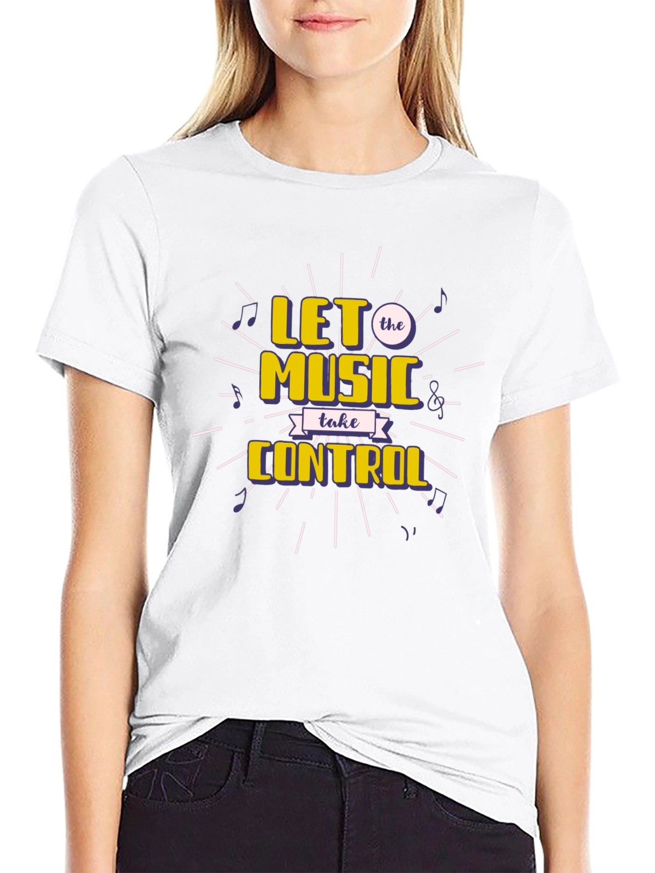 Music Lover T-Shirt - Let the Music Take Control