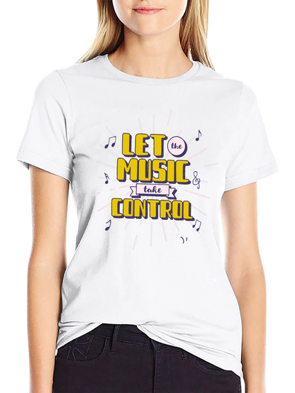 Music Lover T-Shirt - Let the Music Take Control