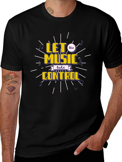 Music Lover T-Shirt - Let the Music Take Control