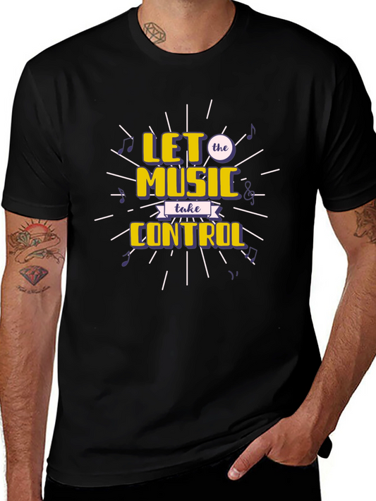 Music Lover T-Shirt - Let the Music Take Control
