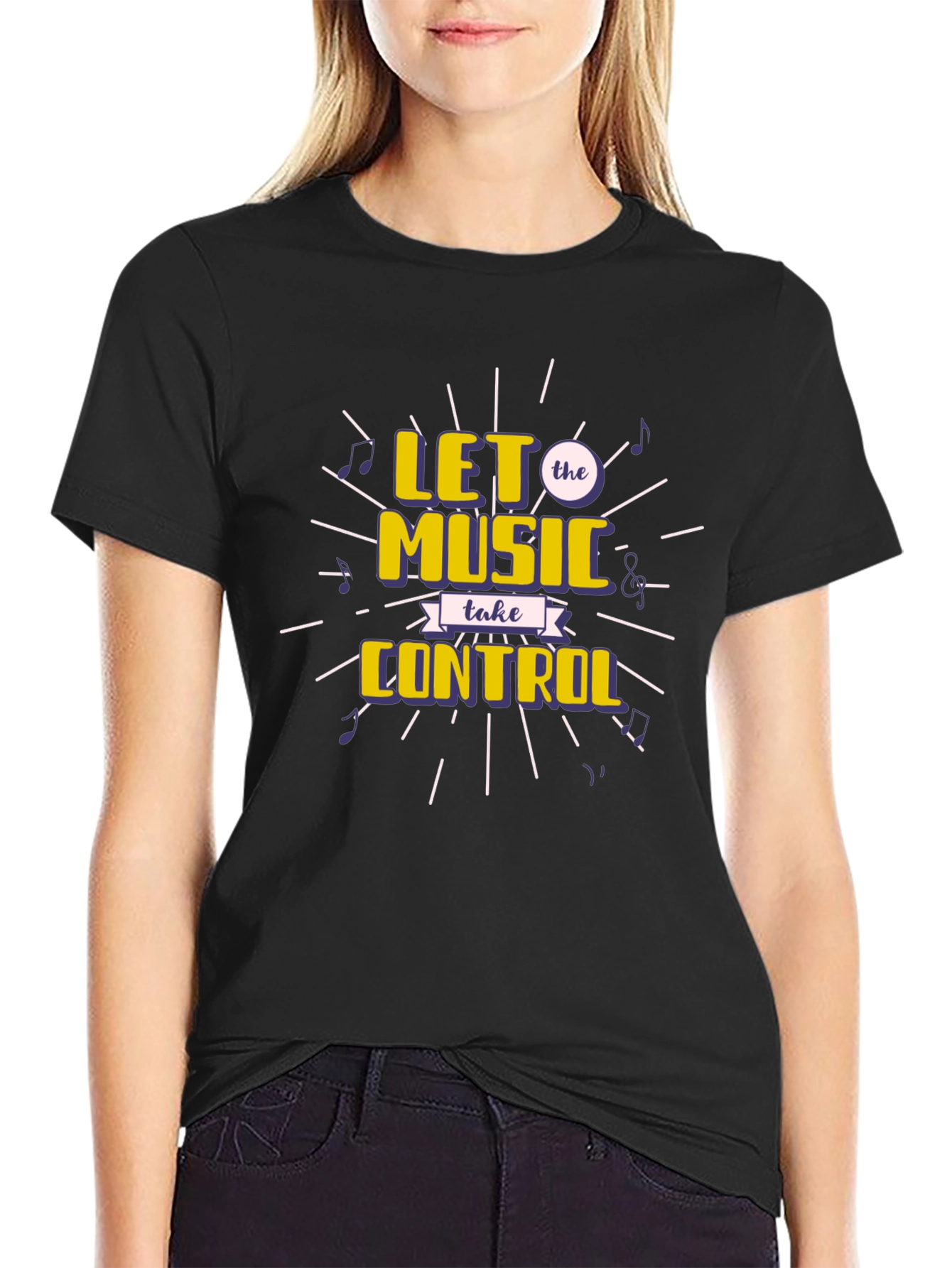 Music Lover T-Shirt - Let the Music Take Control