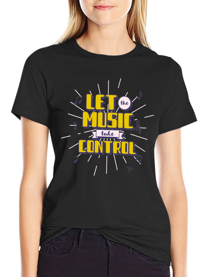Music Lover T-Shirt - Let the Music Take Control