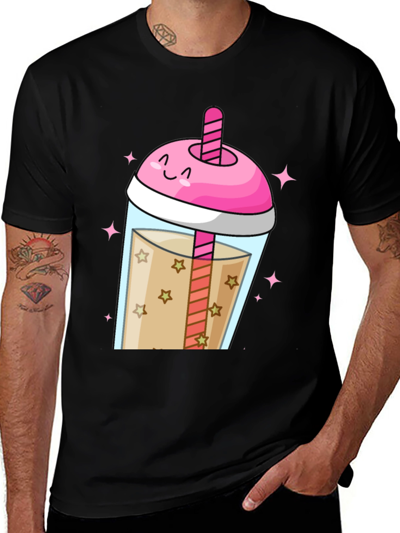 Kawaii Bubble Tea Graphic Tee