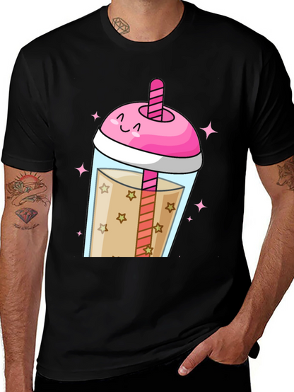 Kawaii Bubble Tea Graphic Tee