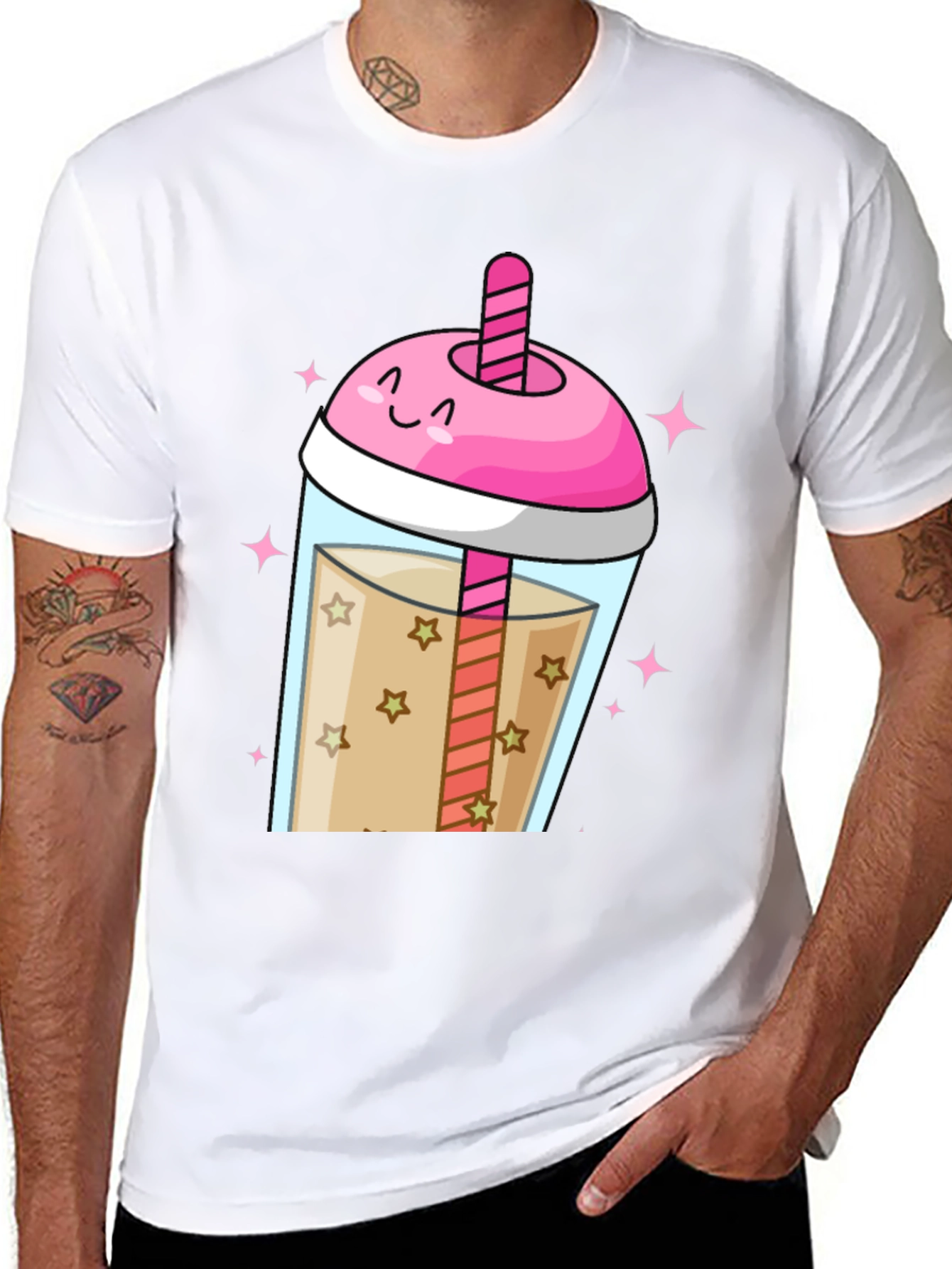 Kawaii Bubble Tea Graphic Tee