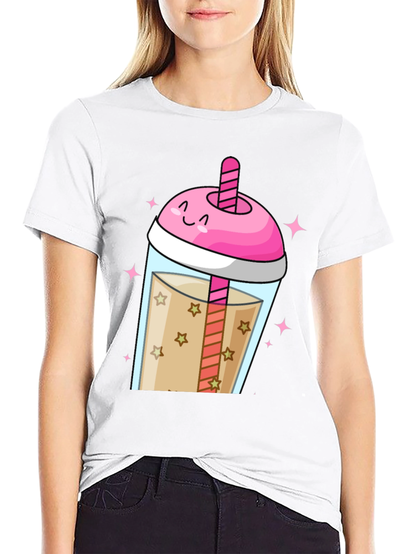 Kawaii Bubble Tea Graphic Tee