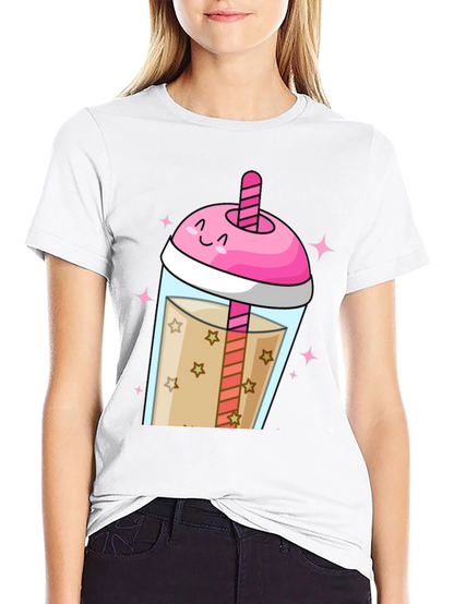 Kawaii Bubble Tea Graphic Tee