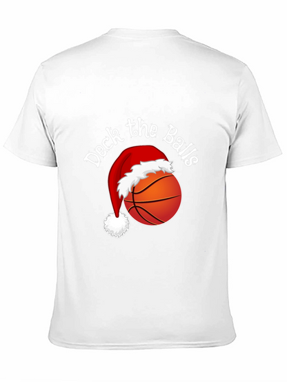 Deck the Balls Christmas Basketball T-Shirt