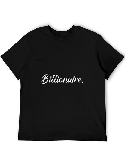 Billionaire Graphic Tee - Classic Black T-Shirt