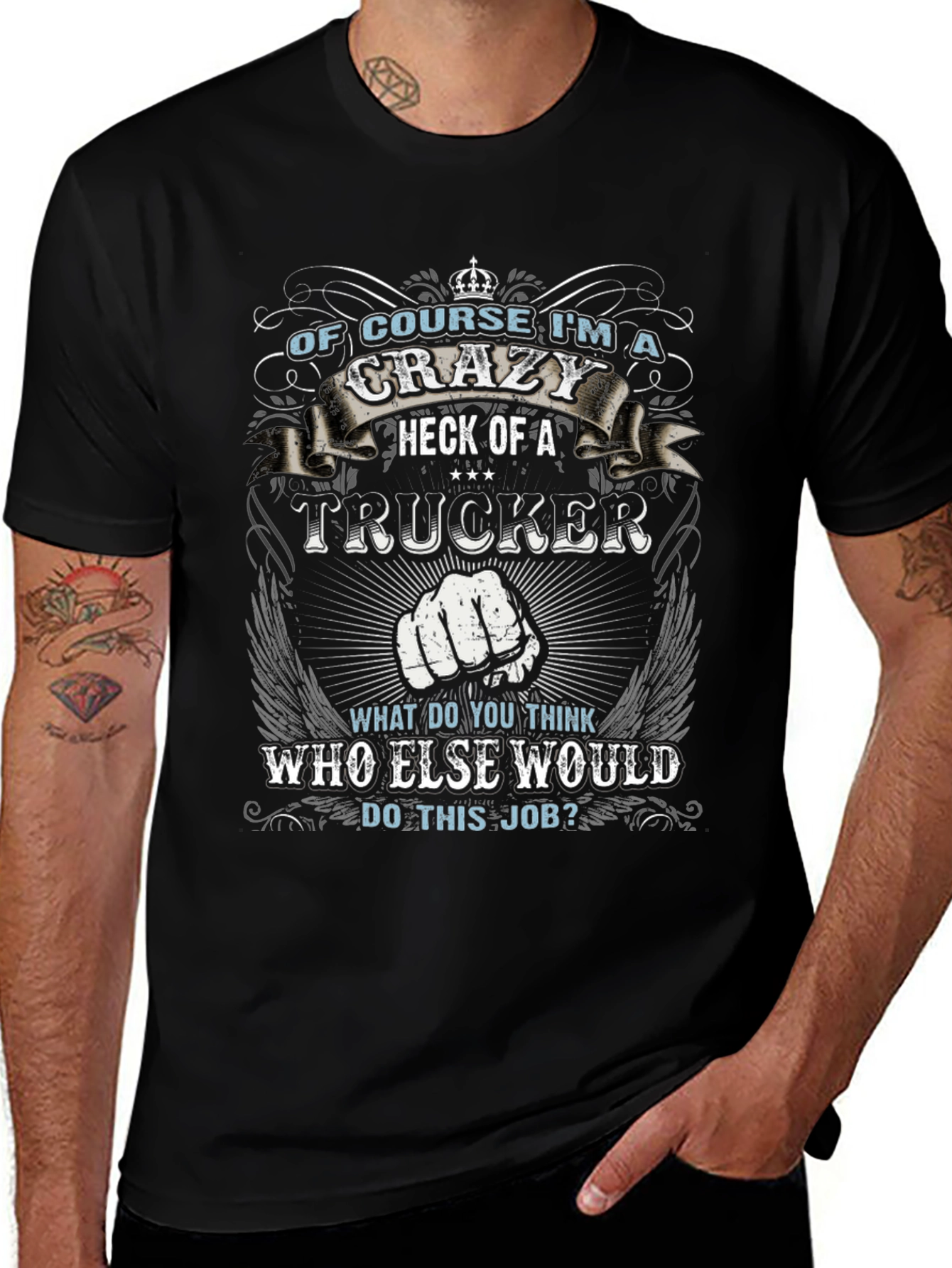Crazy Trucker T-Shirt