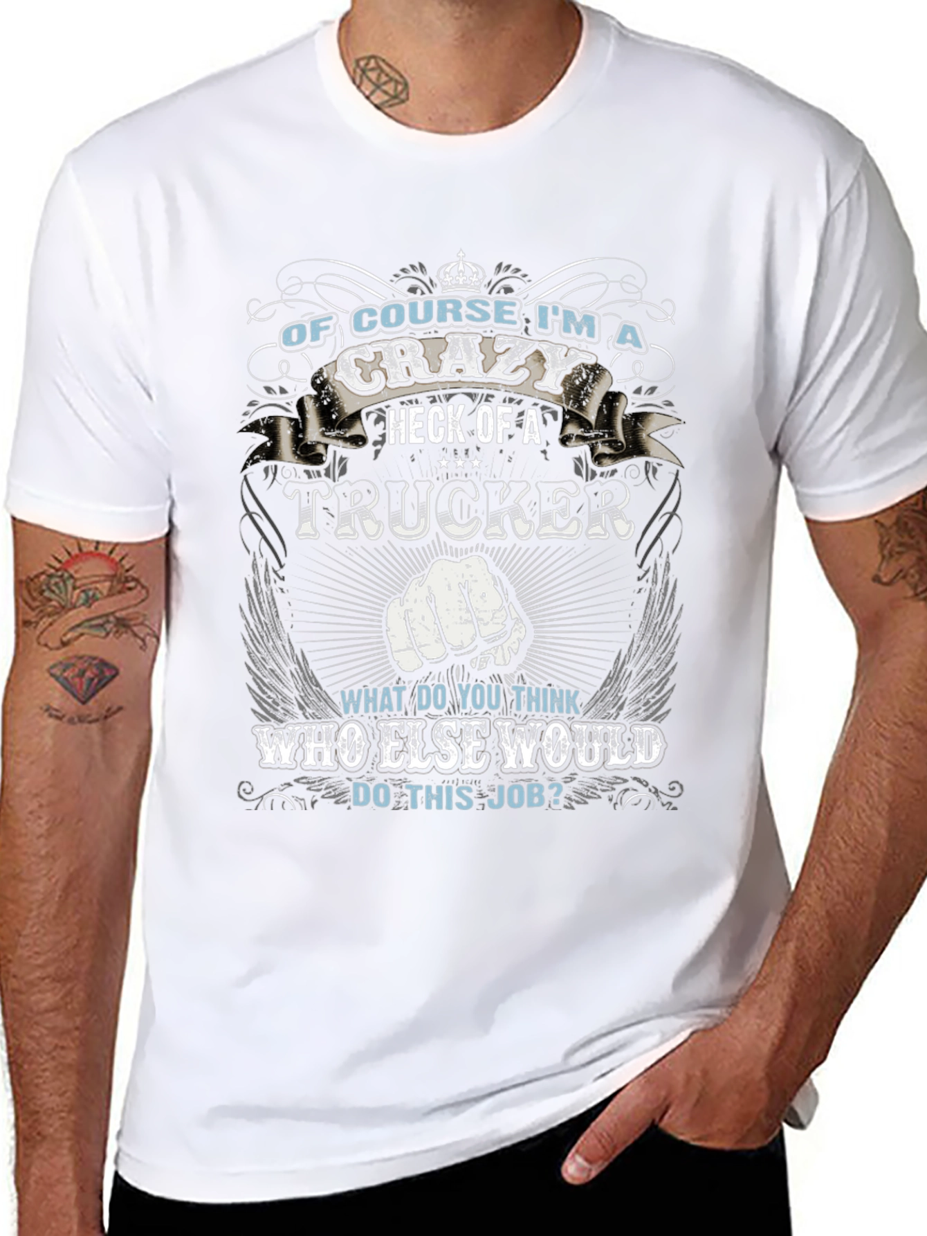 Crazy Trucker T-Shirt