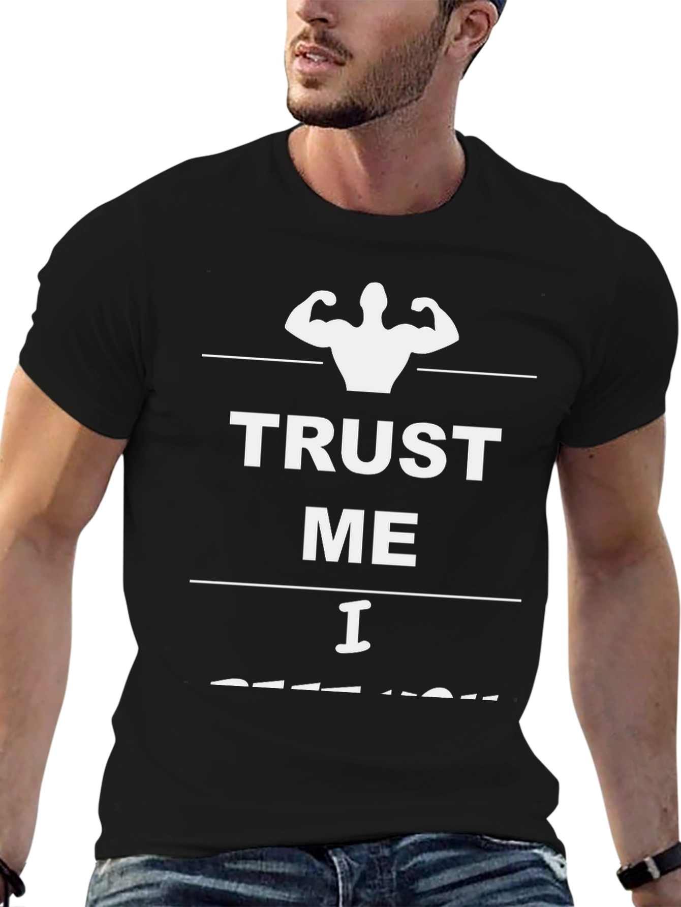 Trust Me I Lift Bro Black T-Shirt