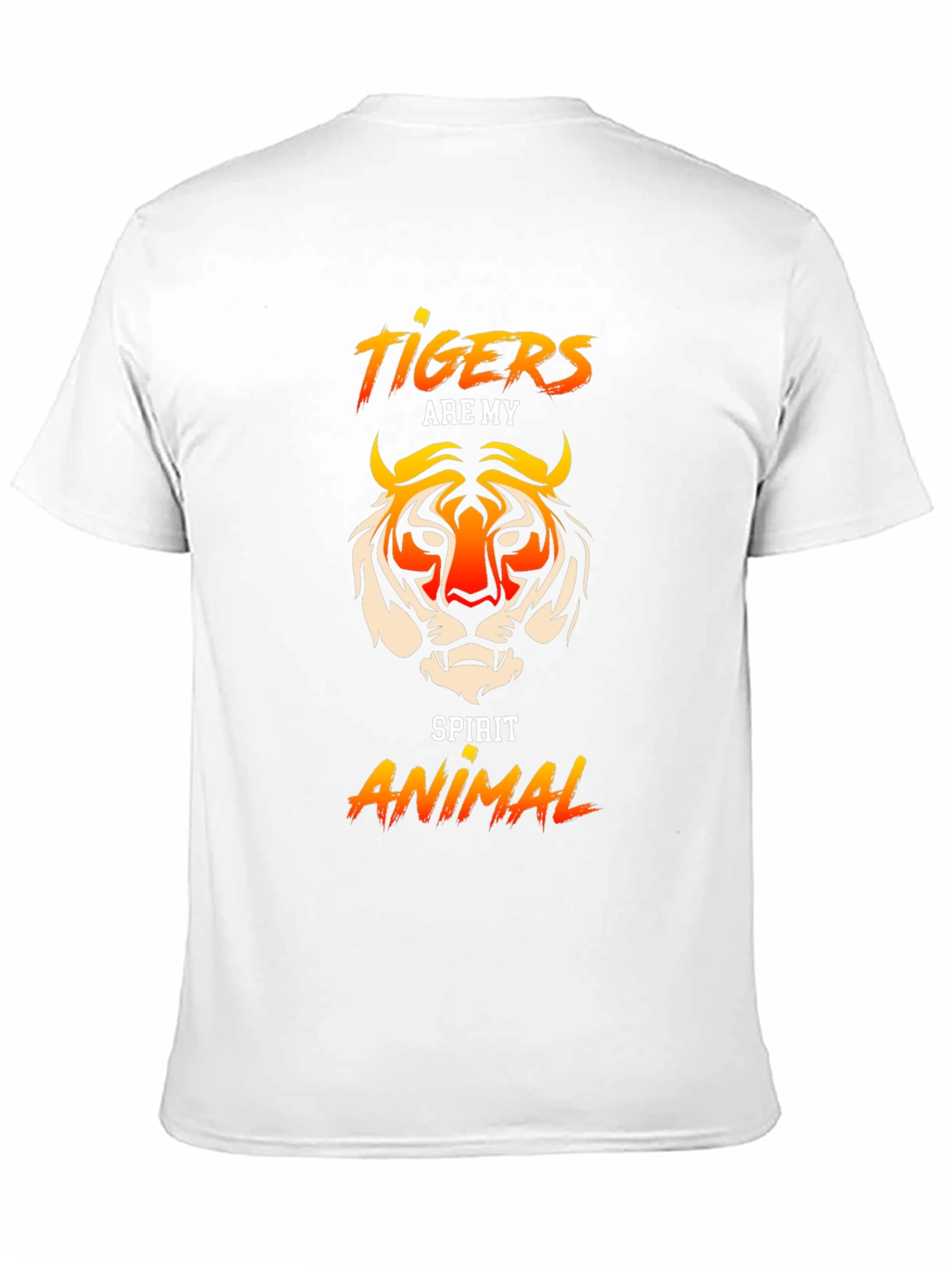 Tigers Are My Spirit Animal Graphic Tee - Black