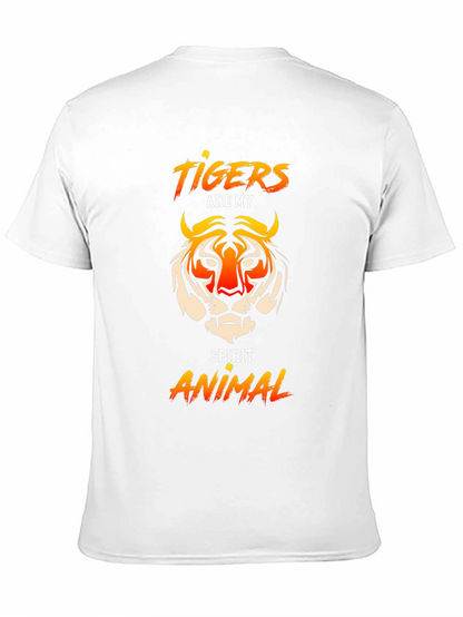 Tigers Are My Spirit Animal Graphic Tee - Black