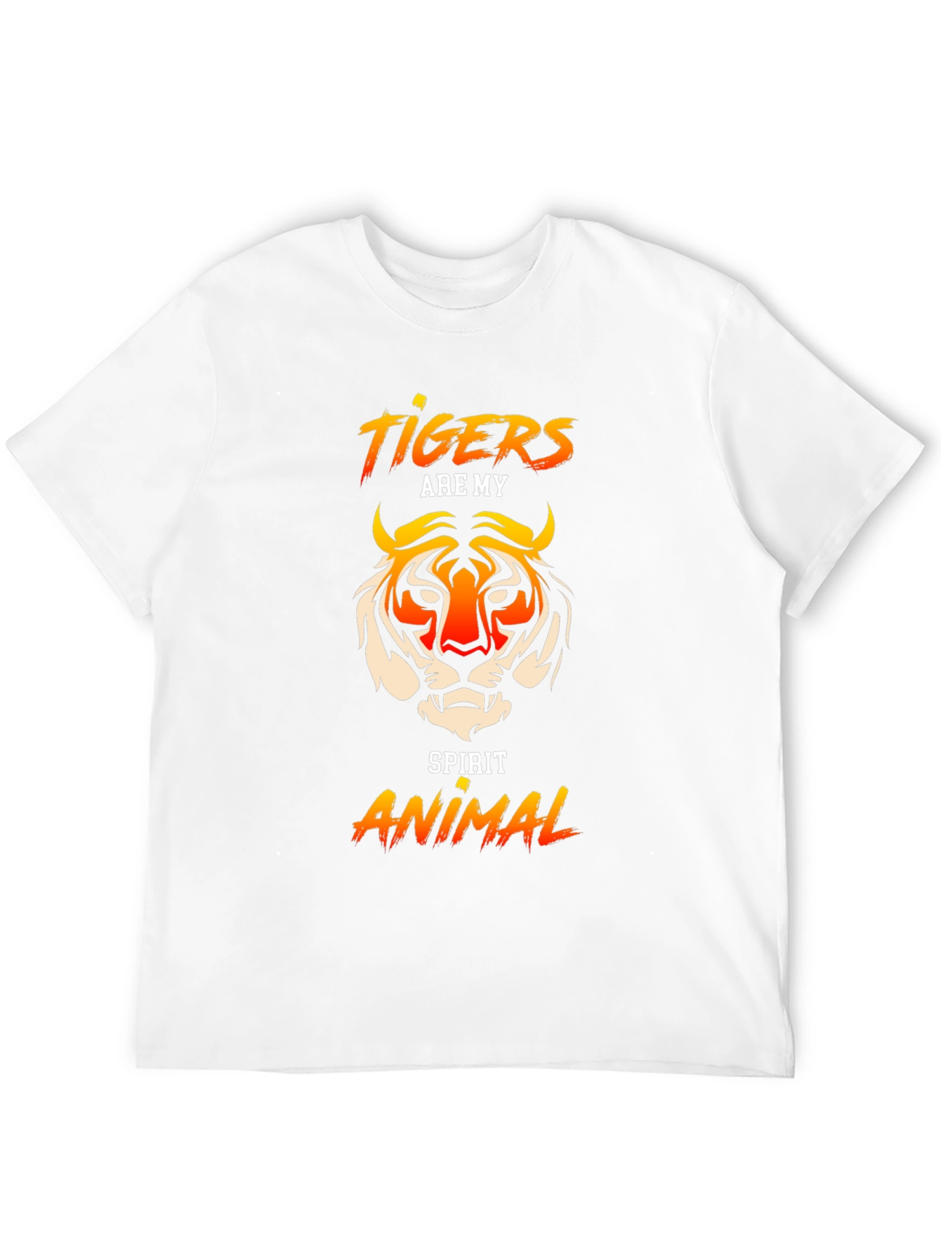 Tigers Are My Spirit Animal Graphic Tee - Black