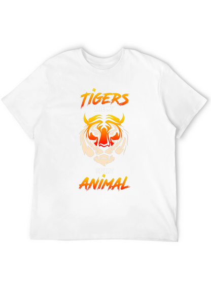 Tigers Are My Spirit Animal Graphic Tee - Black