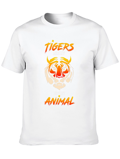 Tigers Are My Spirit Animal Graphic Tee - Black