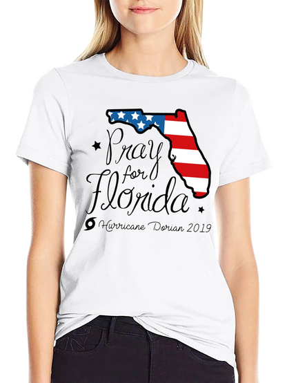 Pray for Florida T-Shirt Hurricane Dorian