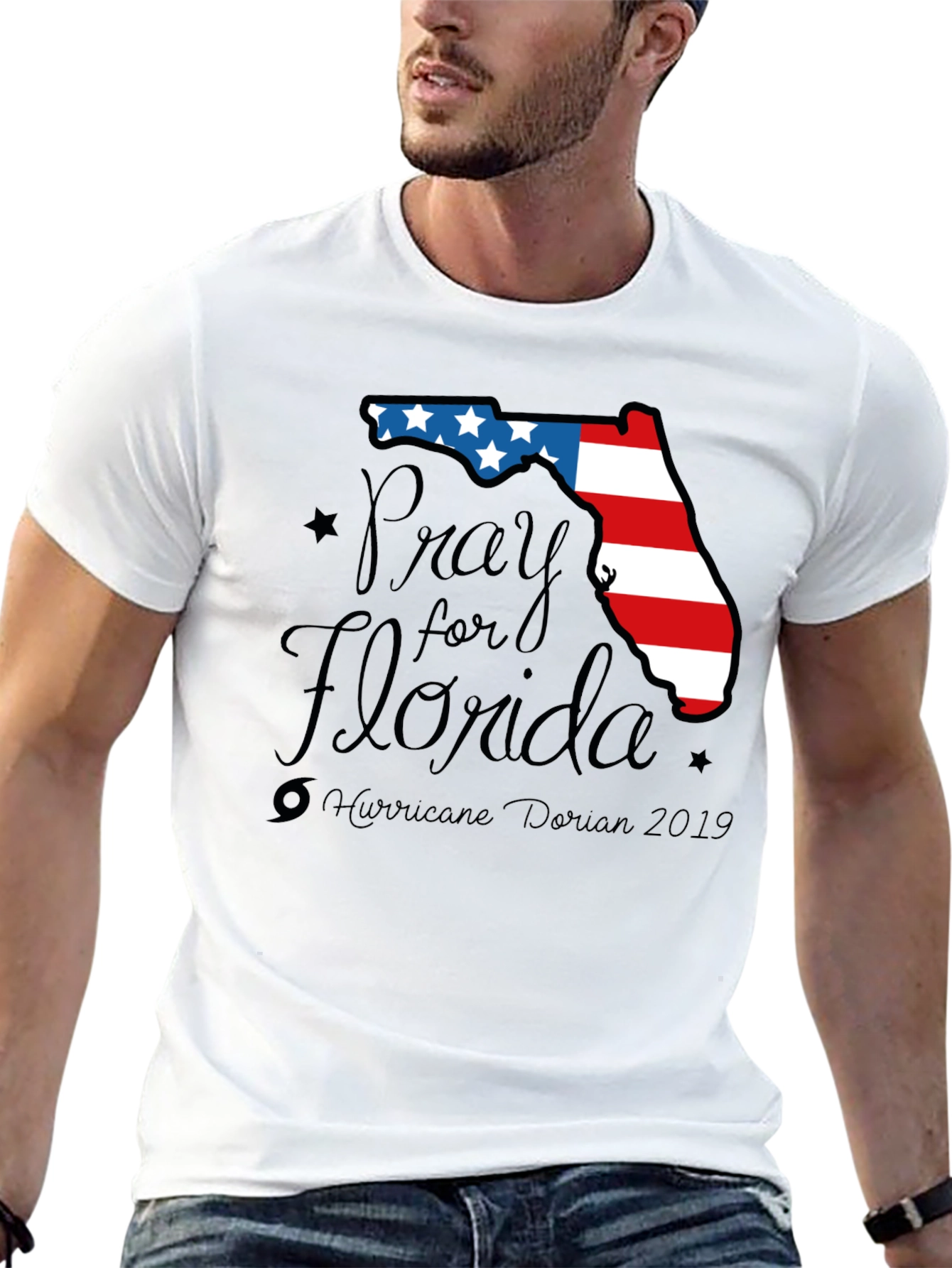 Pray for Florida T-Shirt Hurricane Dorian