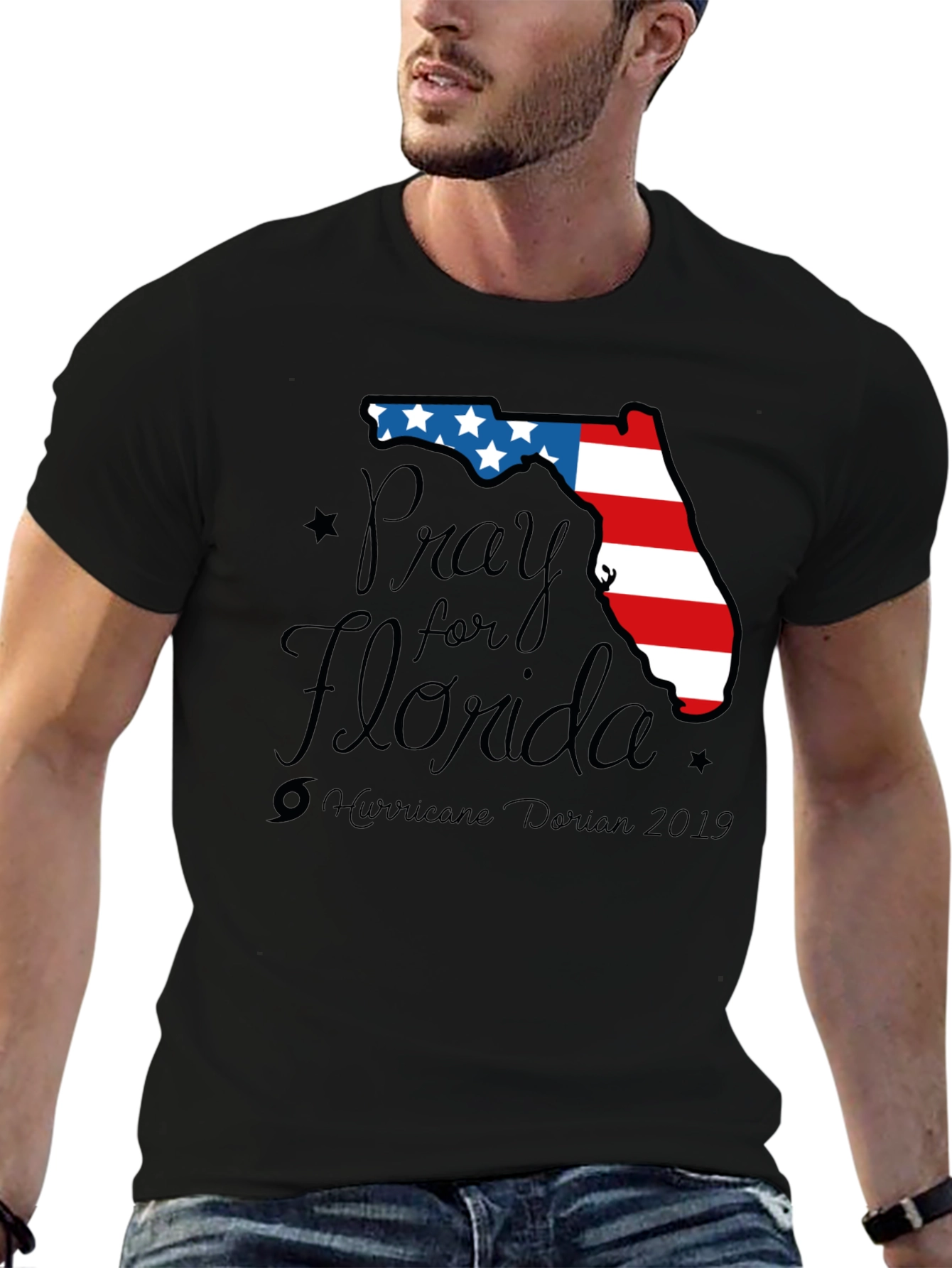Pray for Florida T-Shirt Hurricane Dorian