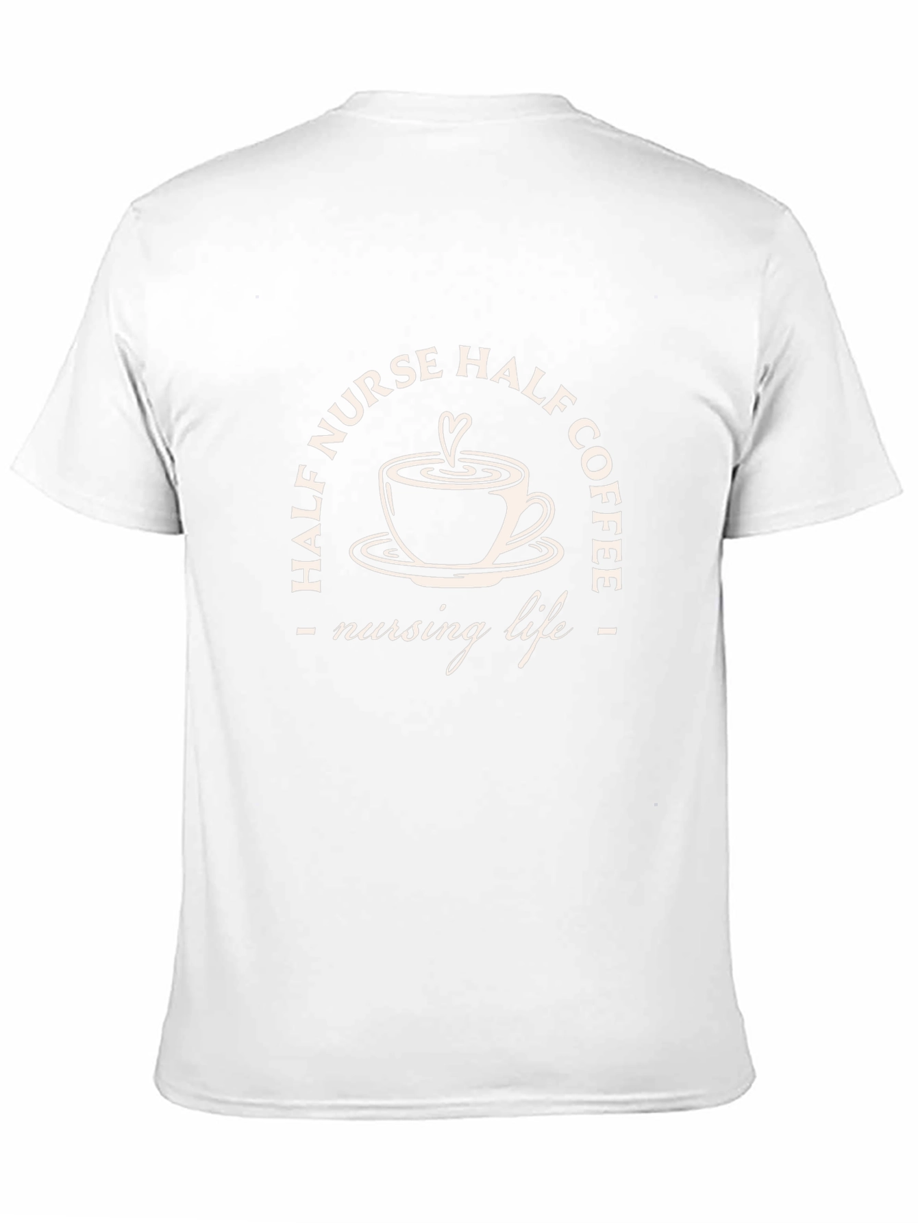 Half Nurse Half Coffee T-Shirt - Nursing Life Tee
