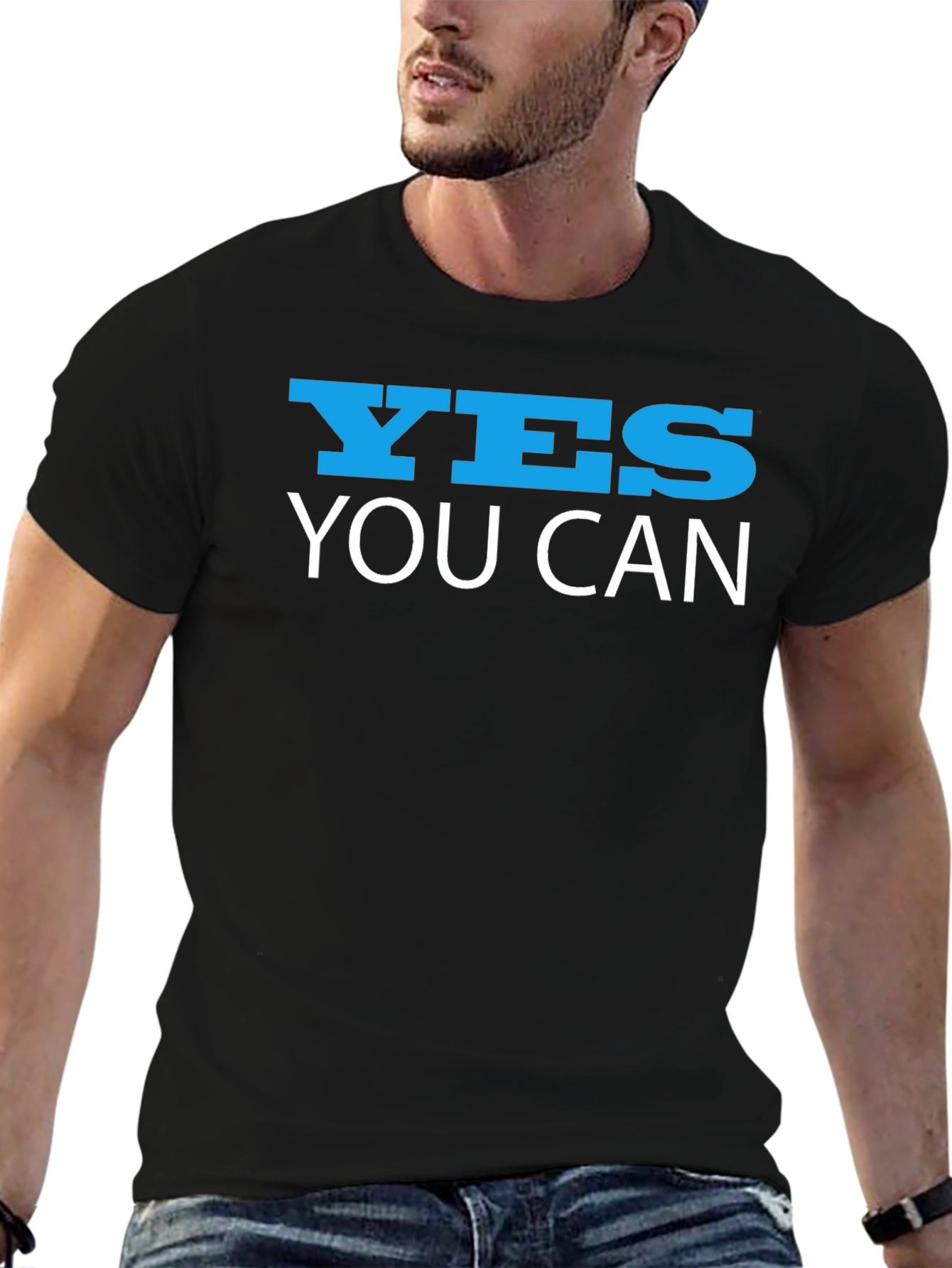 Yes You Can T-Shirt - Motivational Graphic Tee