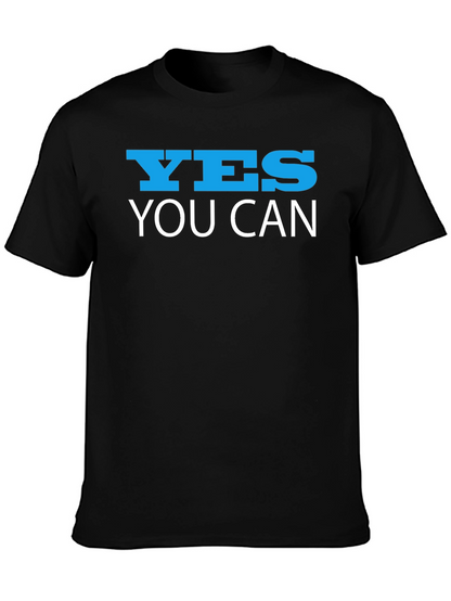 Yes You Can T-Shirt - Motivational Graphic Tee