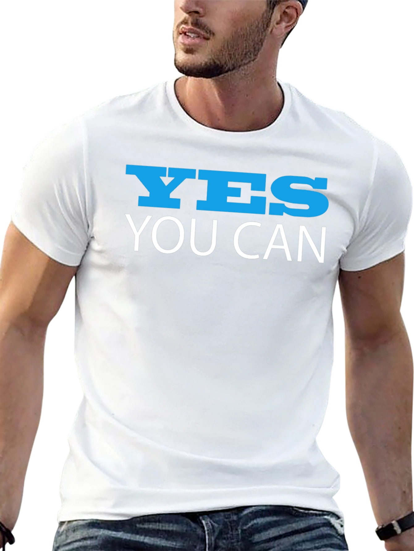 Yes You Can T-Shirt - Motivational Graphic Tee
