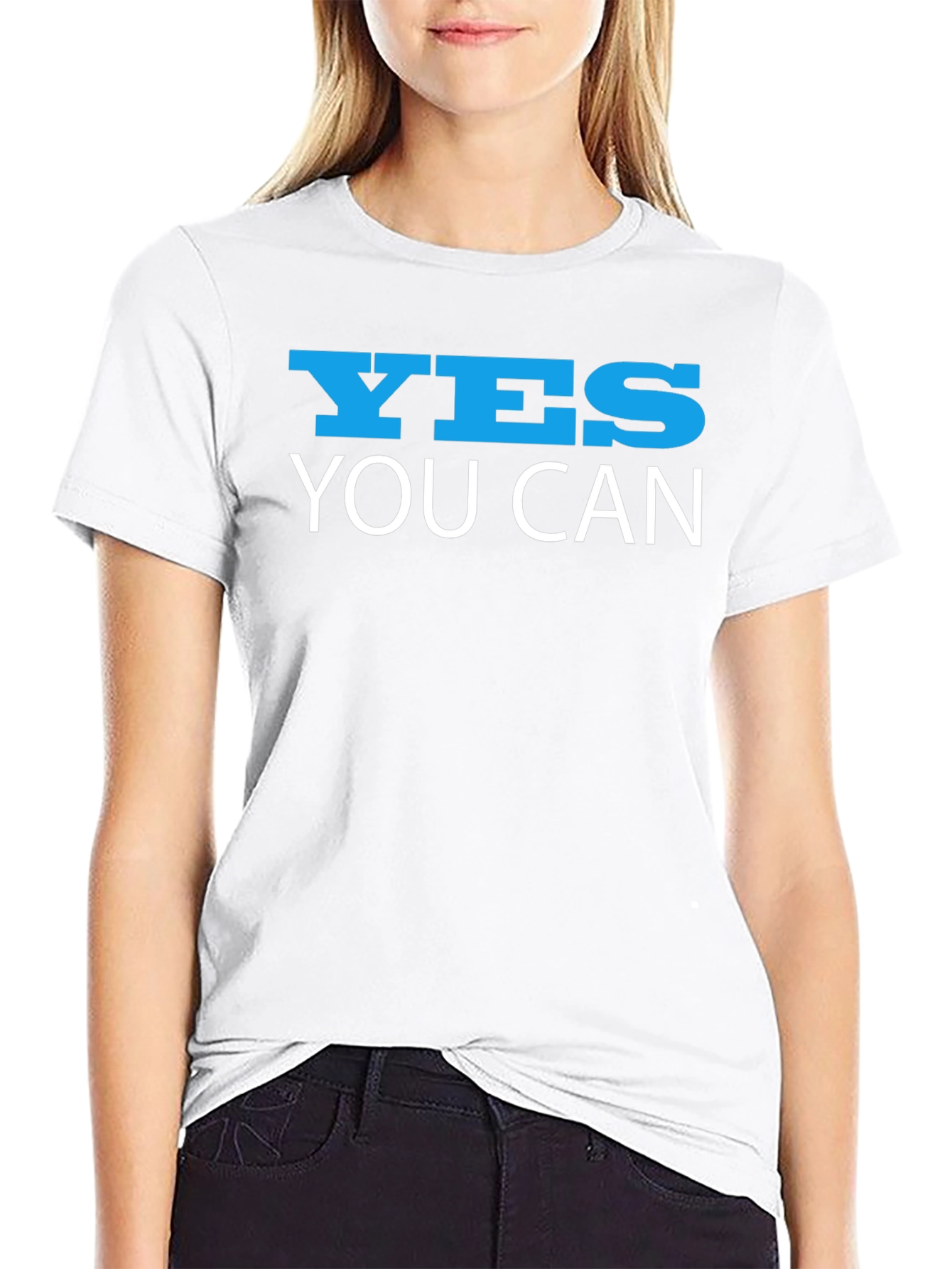 Yes You Can T-Shirt - Motivational Graphic Tee