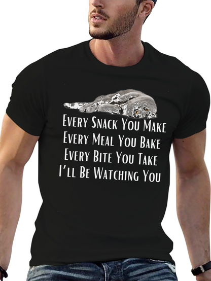 Funny Cat Lover T-Shirt: Ill Be Watching You