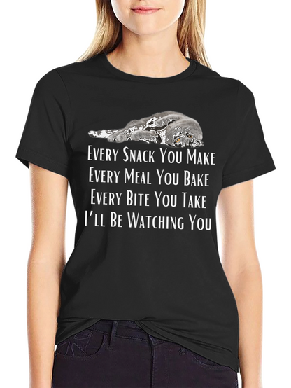 Funny Cat Lover T-Shirt: Ill Be Watching You