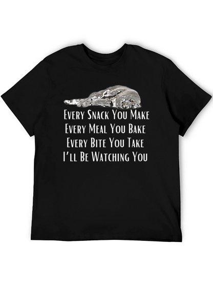 Funny Cat Lover T-Shirt: Ill Be Watching You