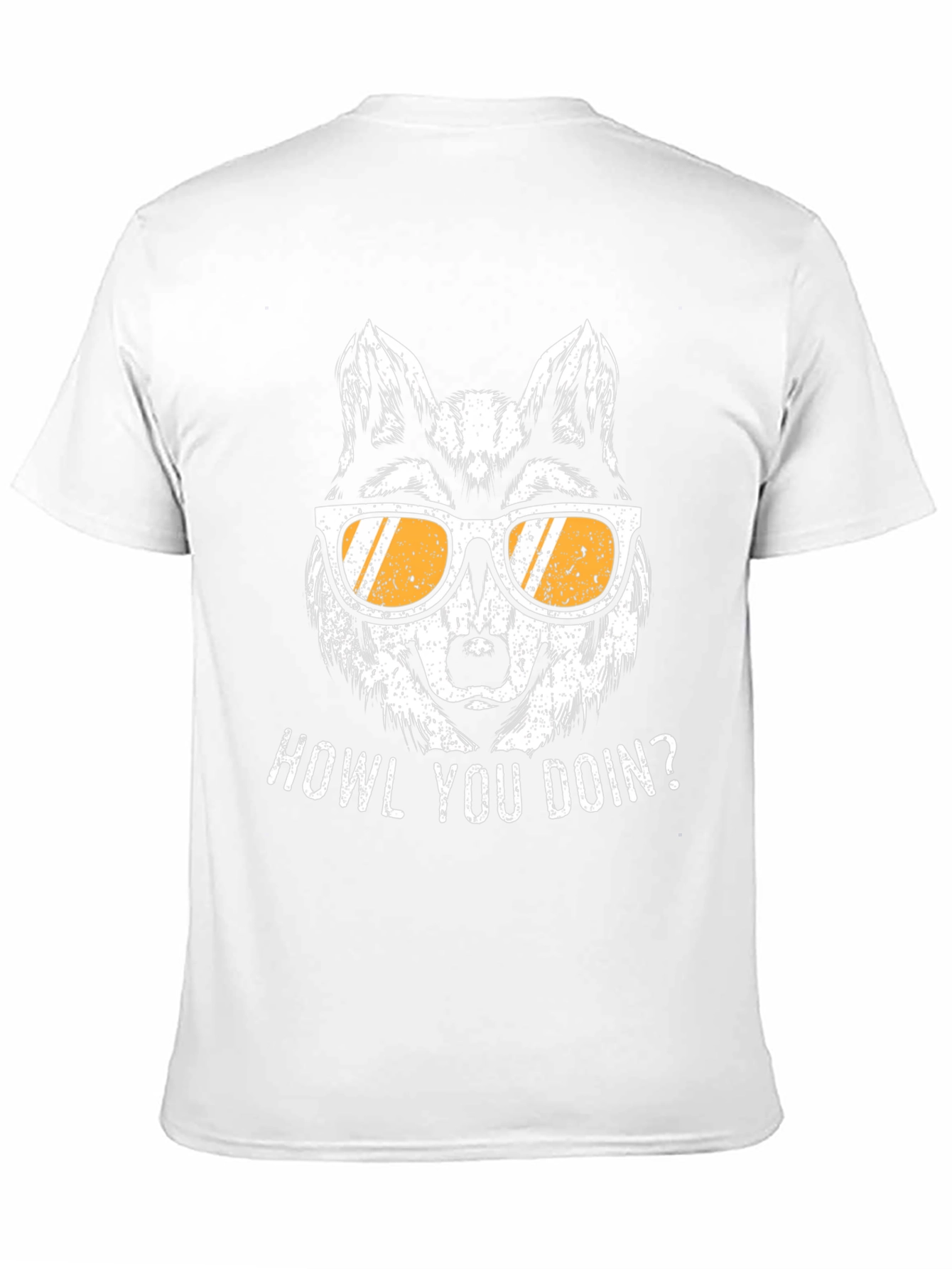 Howl You Doin Wolf Graphic Tee - Black